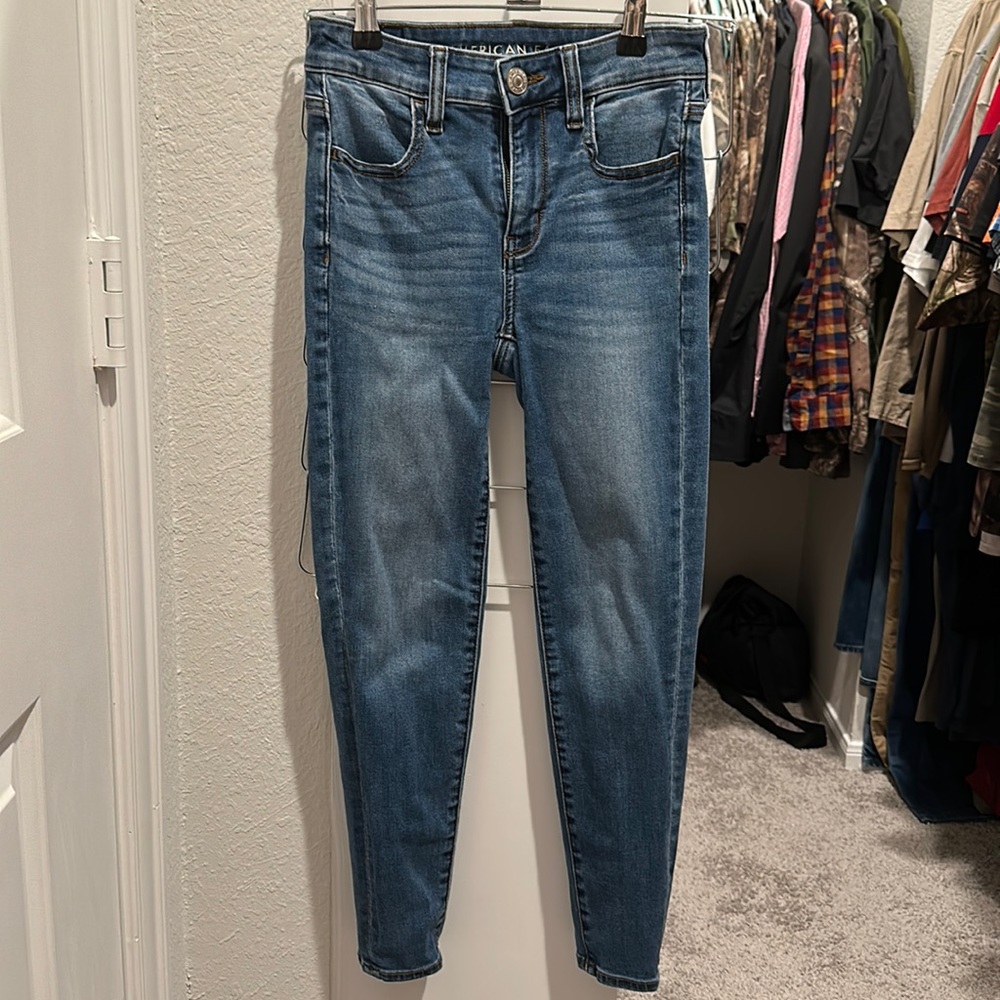 American Eagle Stretchy Hi-Rise Jegging. 0 X-Short